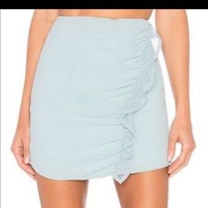 NWT Lovers + Friends Lace Ruffle Skirt